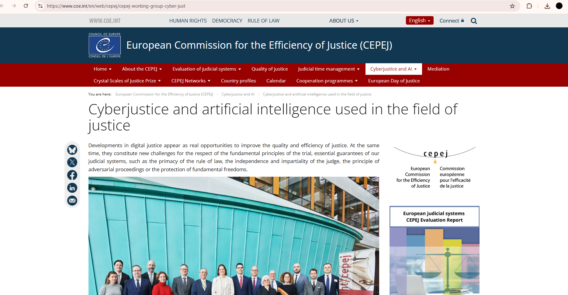 CEPEJ – Council of Europe
